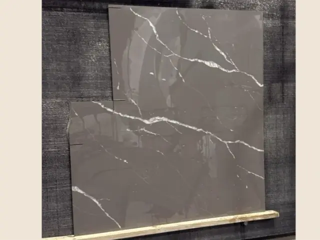 MSI Calacatta Laza Grigio Quartz remnant, 64" x 48"