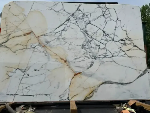 Paonazzo Extra Marble remnant, 115" x 76"