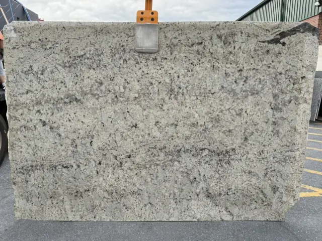 Spring White Granite remnant, 117" x 78"