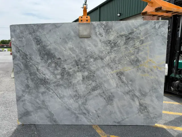 Super White Quartzite remnant, 112" x 77"