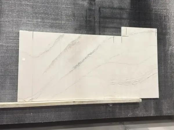 Cambria Lakewood Quartz remnant, 65" x 26"