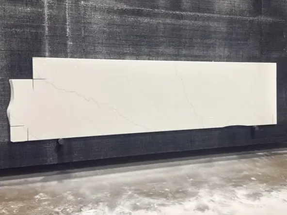 MSI Calacatta Miraggio Quartz remnant, 79" x 22"
