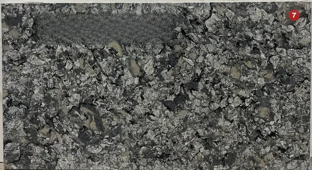 Azul Aran Quartz remnant, 56" x 30"