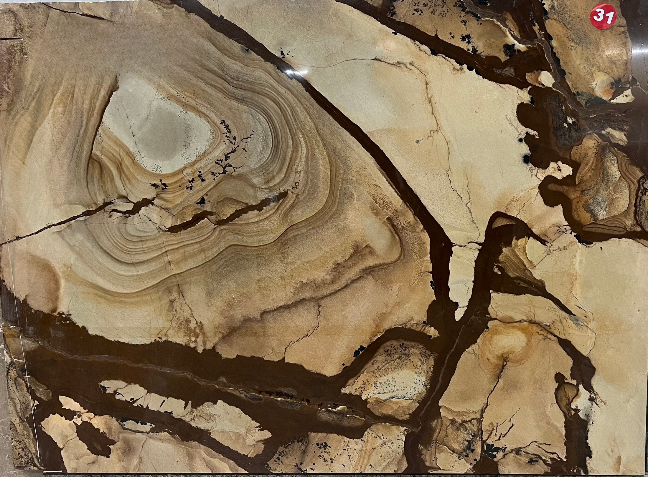 Marble, 52" x 35"