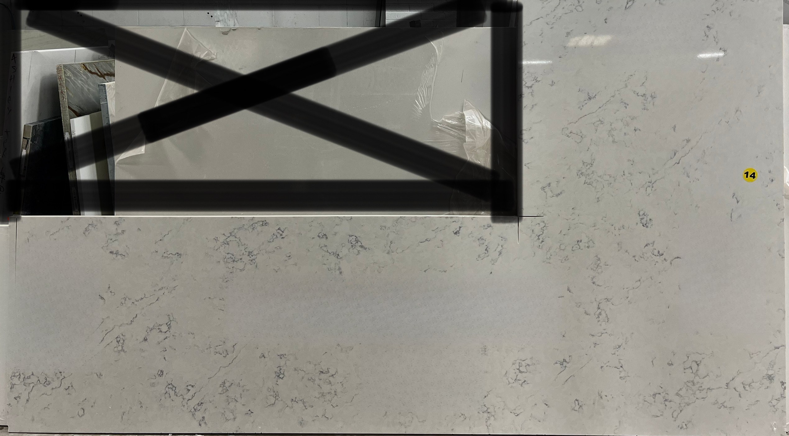 Carrara Quartz, 107" x 26"