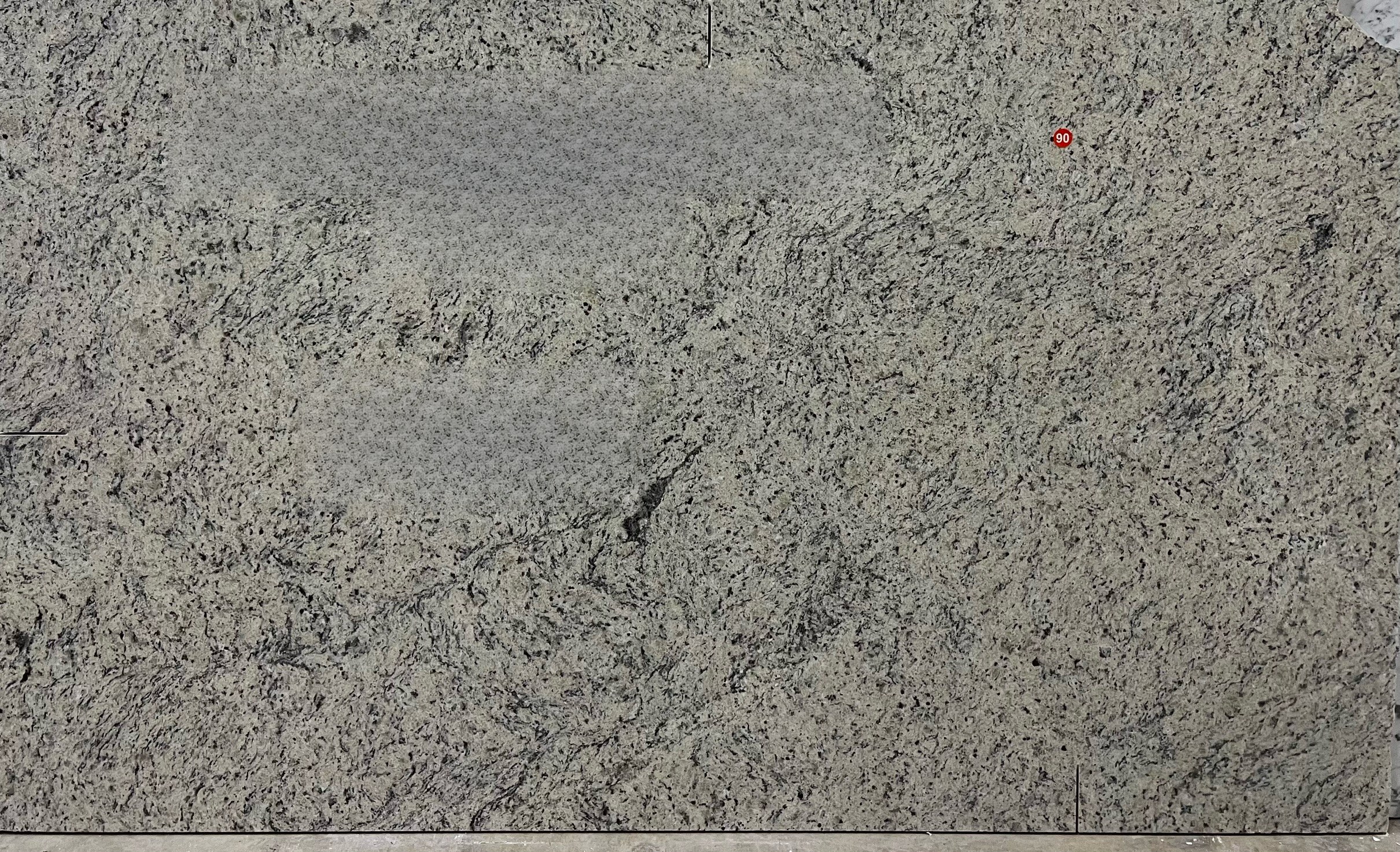 Ornamental White Granite, 72" x 41"