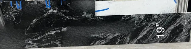 Black Forest Granite remnant, 135" x 30"