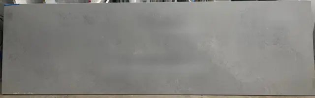 4044R Airy Concrete Quartz remnant, 130" x 37"