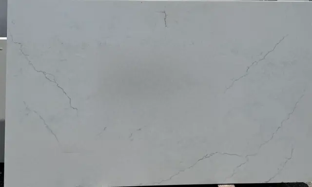Calacatta Miraggio Quartz remnant, 62" x 37"