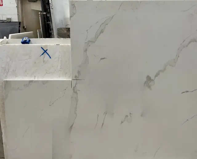White Quartz Quartz remnant, 78" x 30"