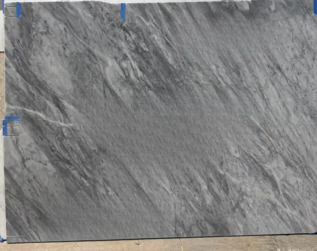 Carrara Sky Honed Marble Marble remnant, 66" x 48"