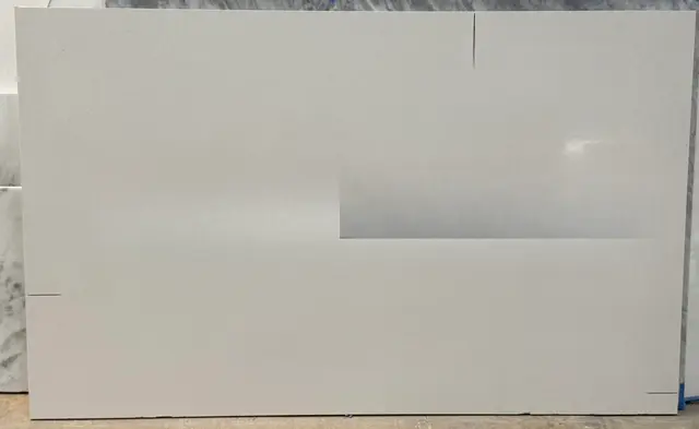 Light Grey Quartz Quartz remnant, 73" x 43"