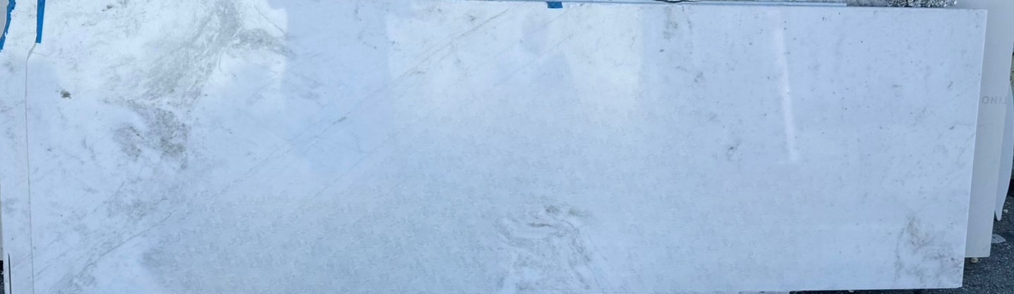 White, Grey, Marble, 75" x 24"