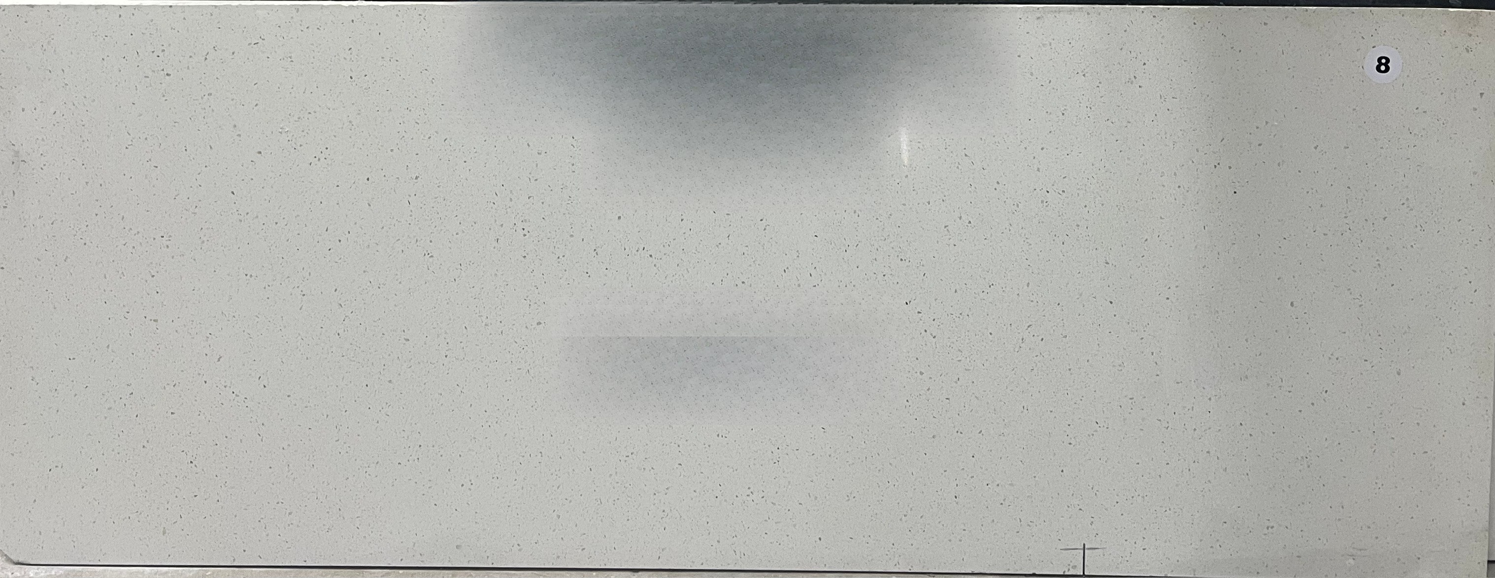 Crystal White Quartz, 80" x 31"