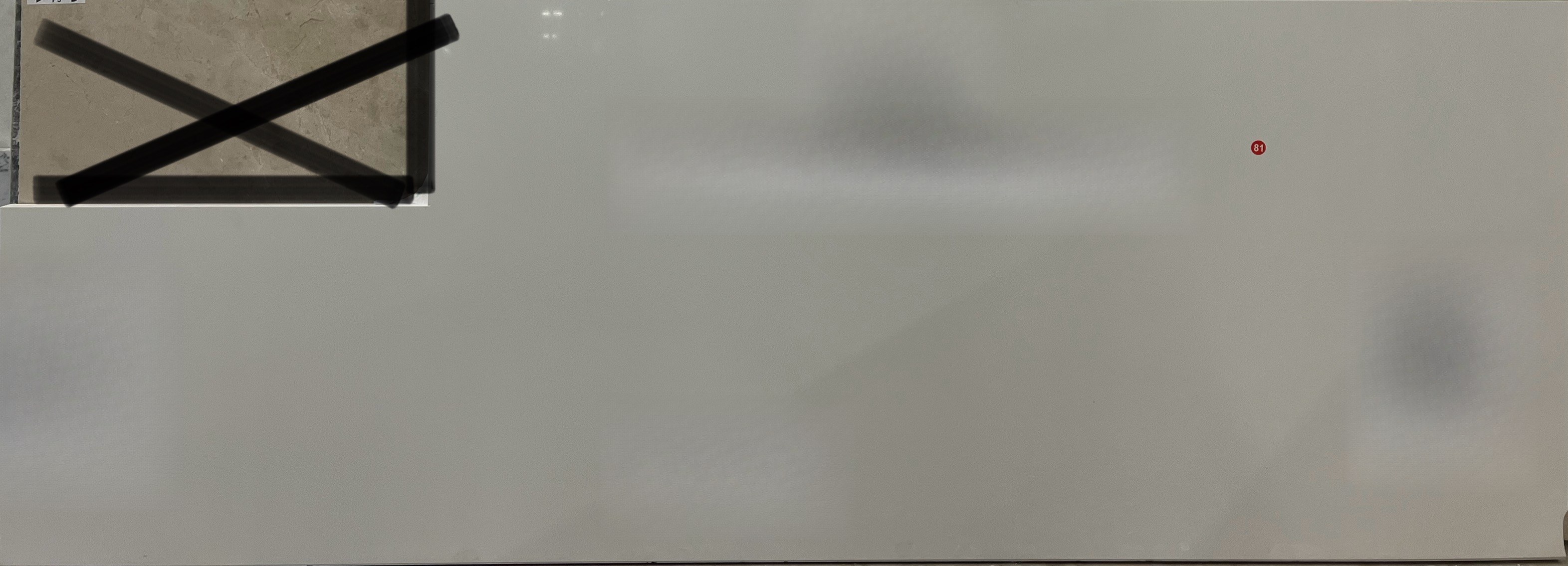 White Quartz, 105" x 23"
