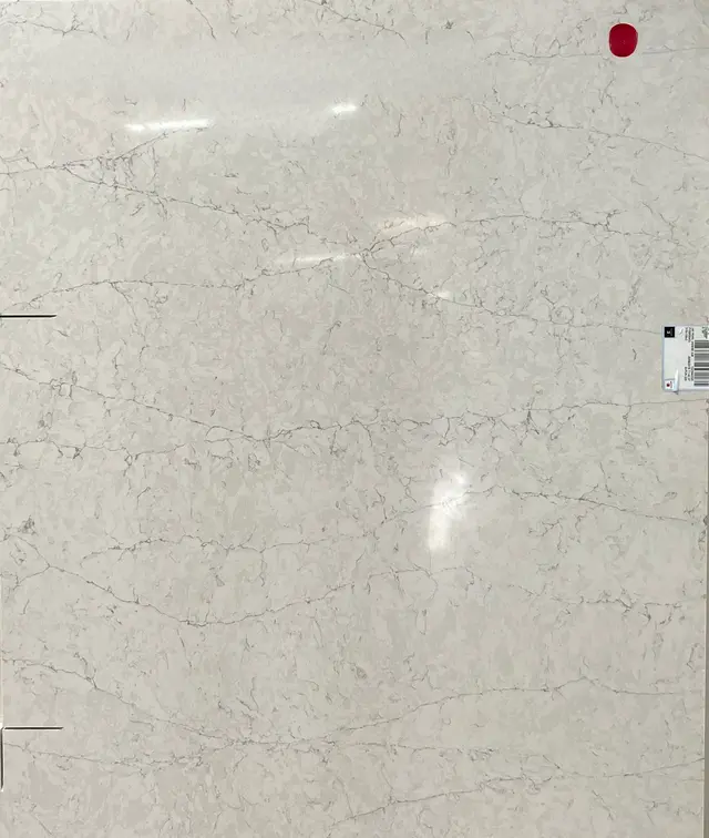 Pearl Jasmine Silestone Quartz remnant, 52" x 38"