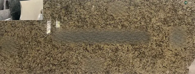 New Venetian Gold Granite remnant, 117" x 49"