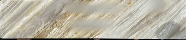 Lord White Quartzite remnant, 119" x 24"