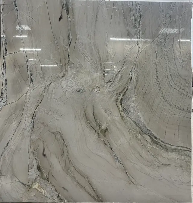 Bora Bora Quartzite Quartzite remnant, 76" x 80"