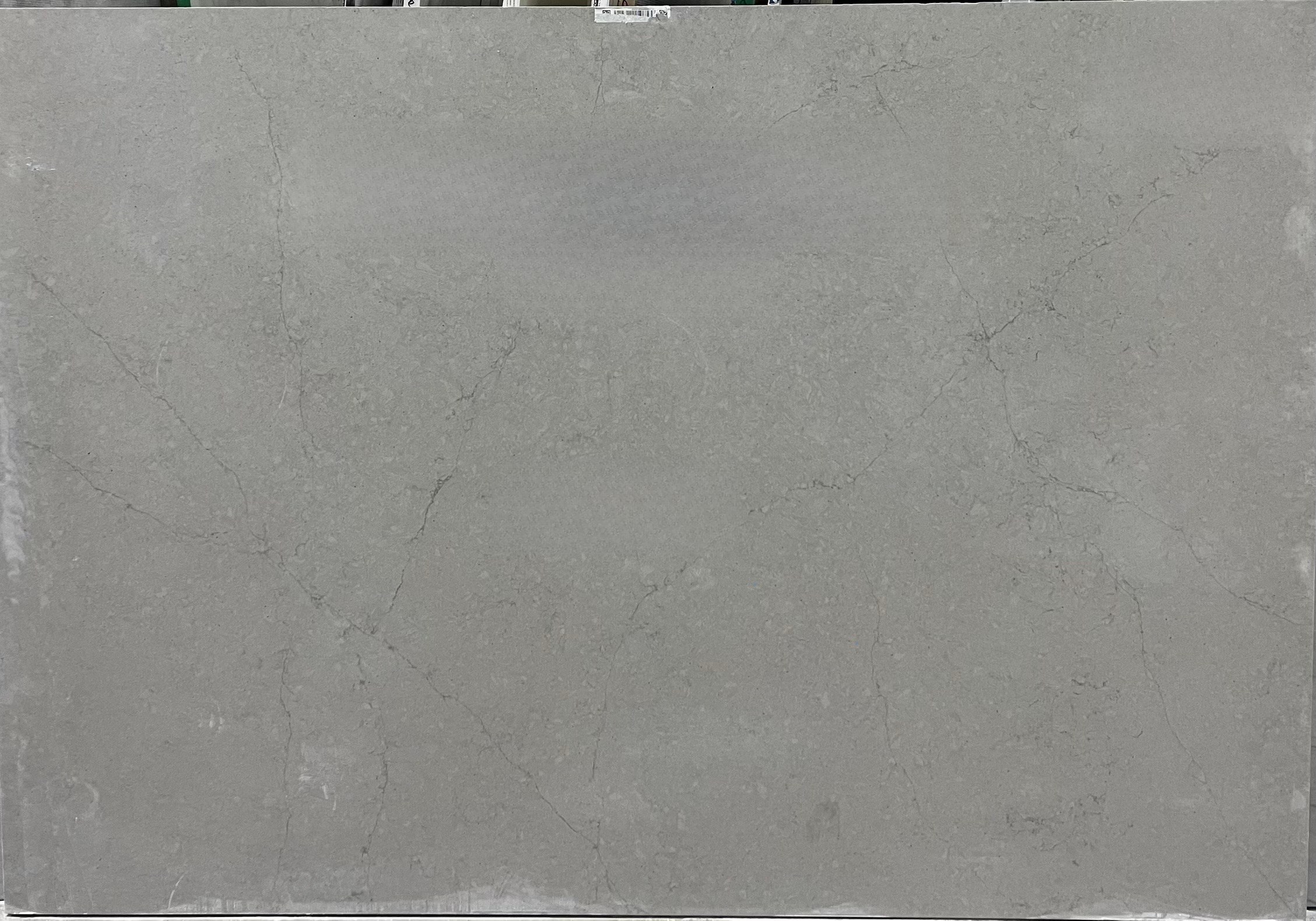 Noble Gray Leather Quartz, 79" x 55"