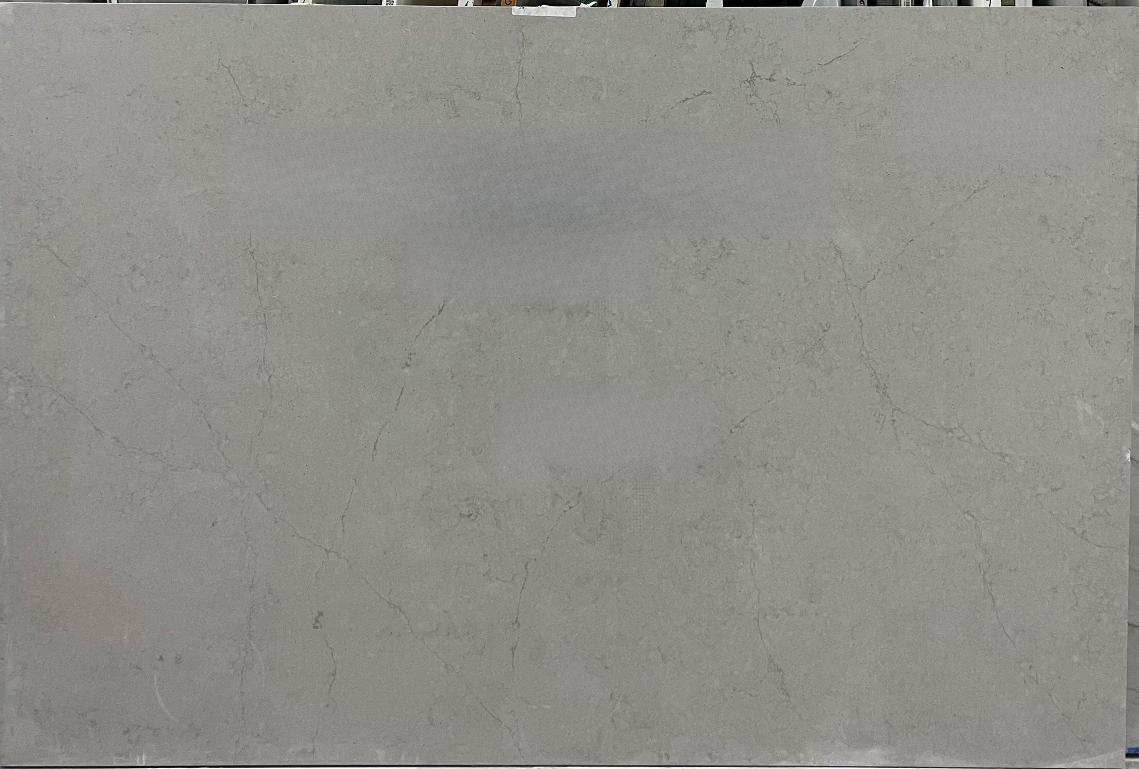 Noble Gray Leather Quartz, 79" x 53"