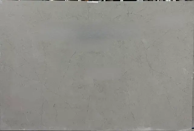 Noble Gray Leather Quartz Quartz remnant, 79" x 53"