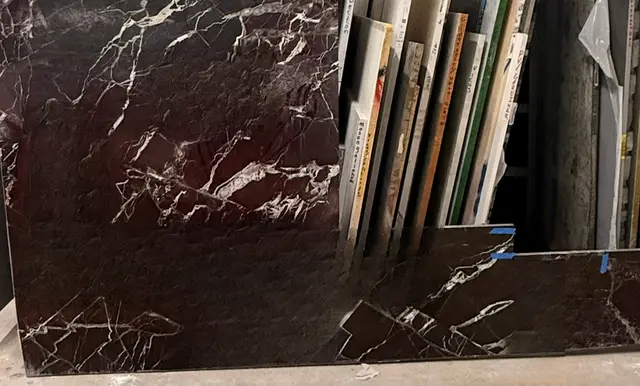 Rosa Levanto Marble remnant, 45" x 53"