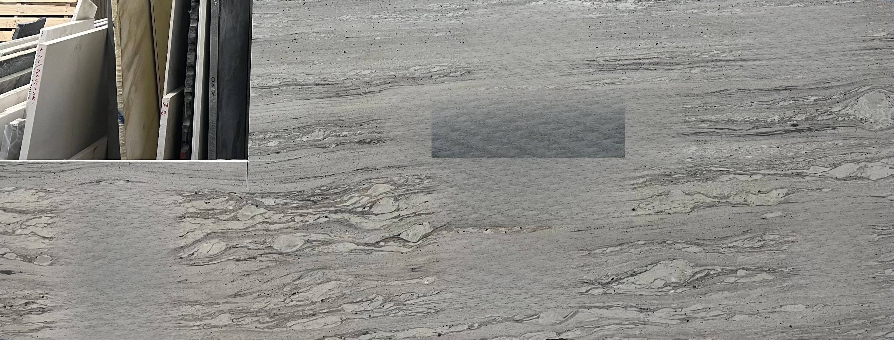 River White Granite, 133" x 49"