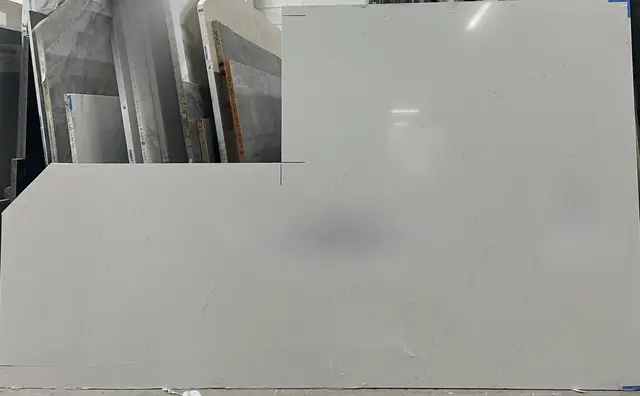 Persian White Silestone Quartz remnant, 103" x 61"