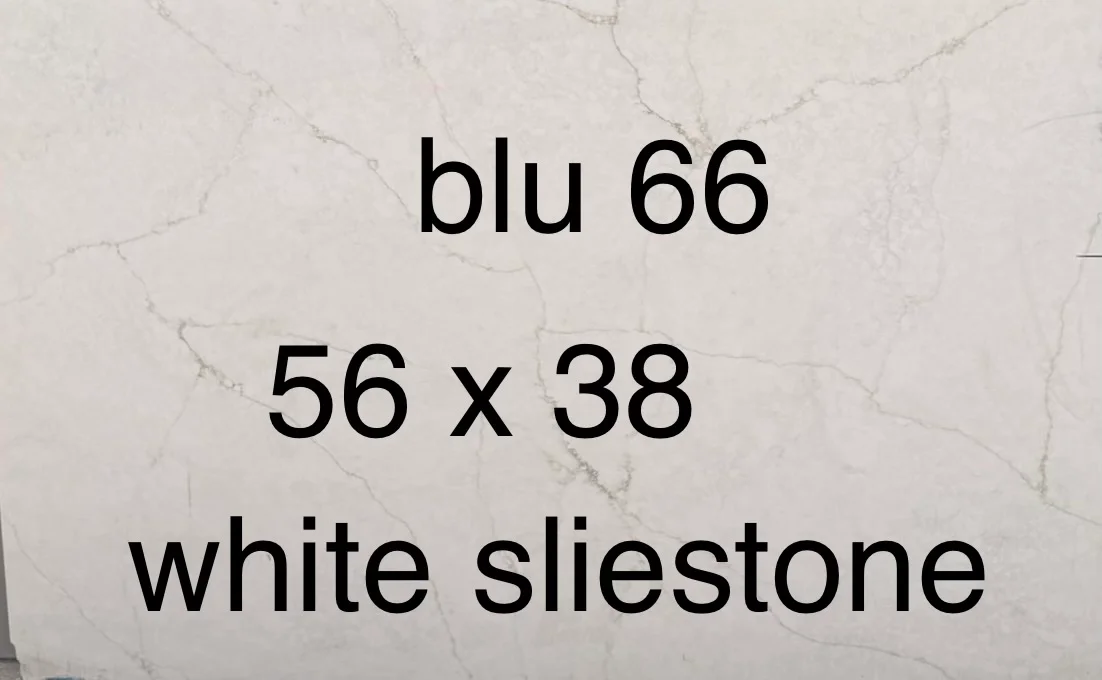 White Silestone, 56" x 38"