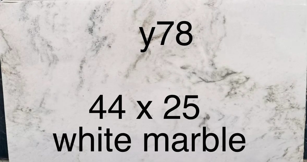 WHITE MARBLE, 44" x 25"