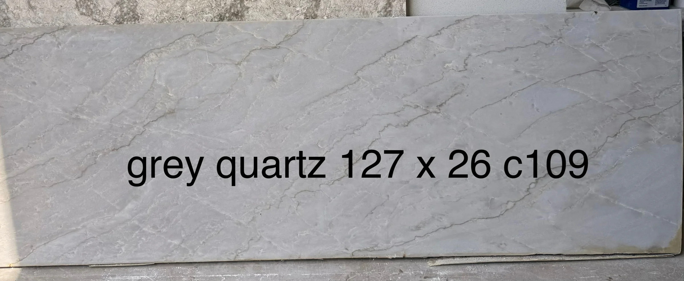 Gray Quartzite, 26" x 127"