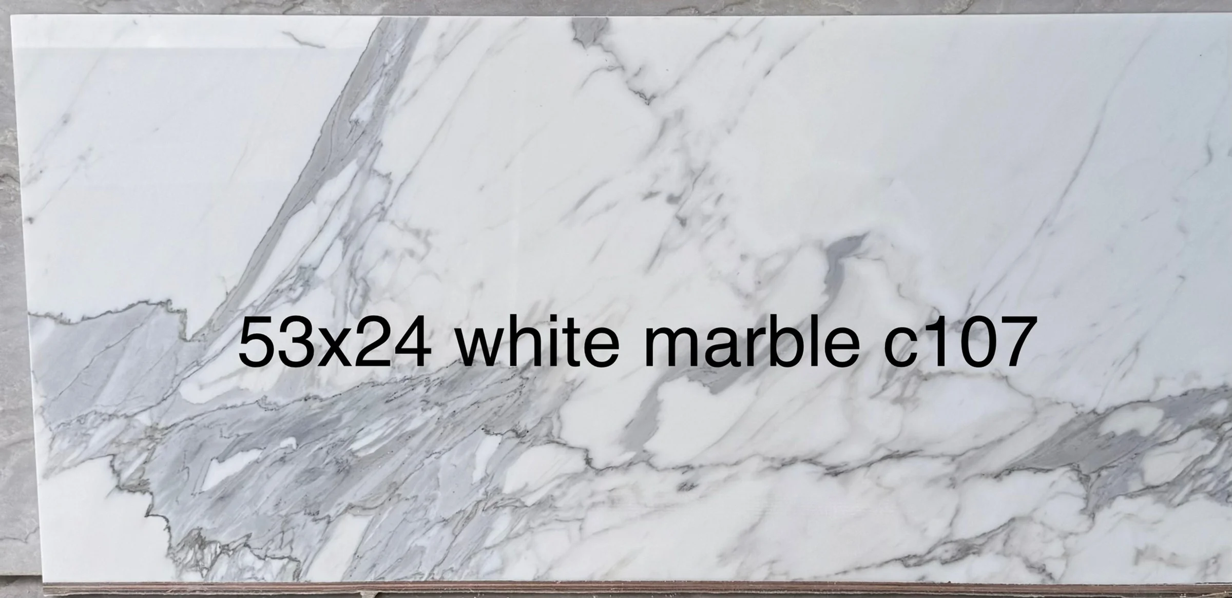 Calacatta Marble, 24" x 53"