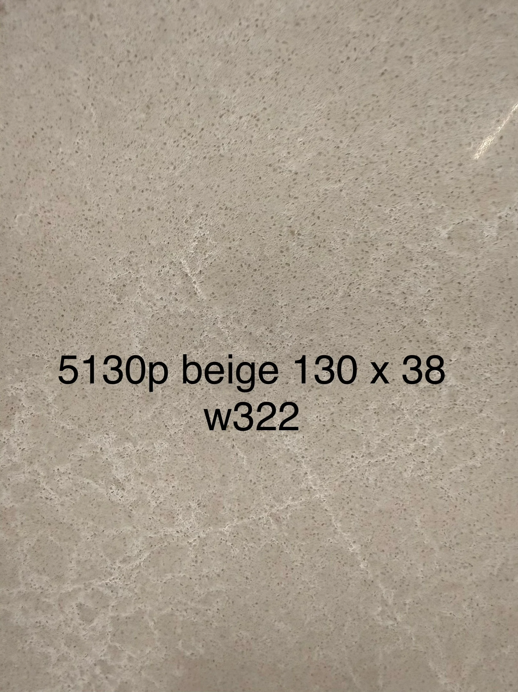 Cosmopolitan White 5130P, 38" x 130"