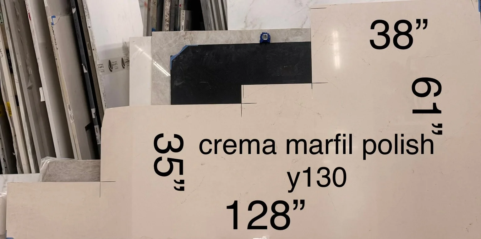 Marfil Quartz, 61" x 128"
