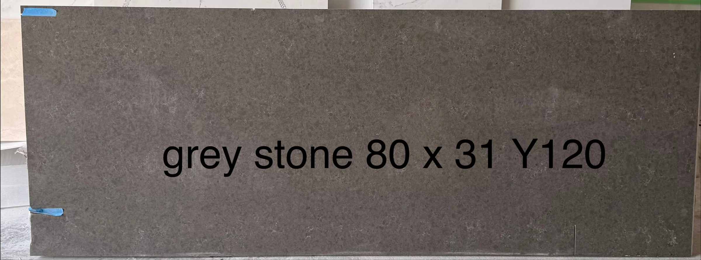 Gray Quartz, 31" x 80"