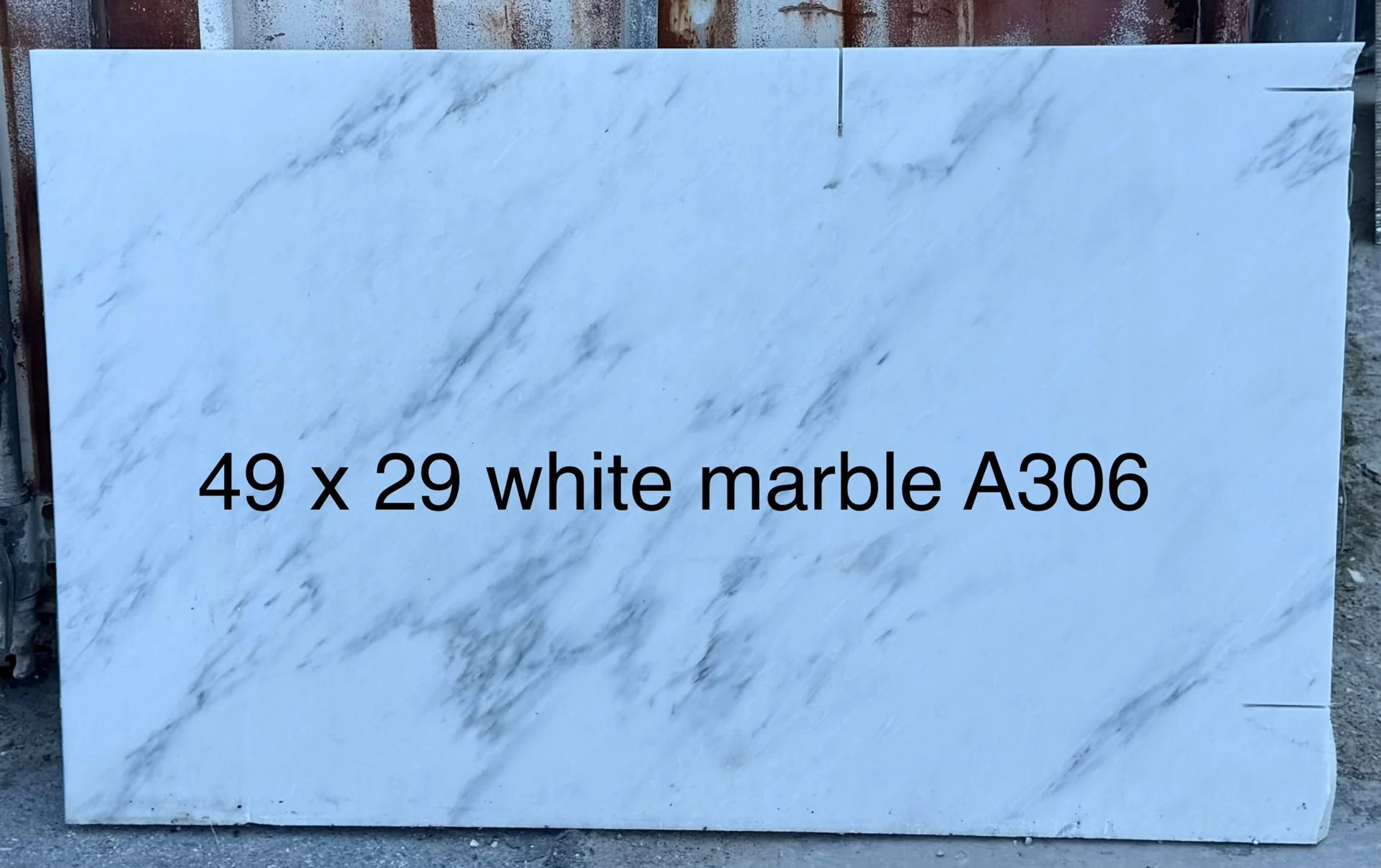 White Marble, 29" x 49"