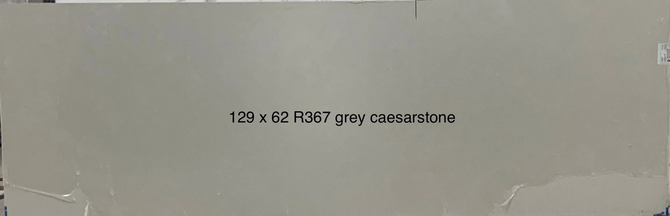 Gray Quartz, 62" x 129"