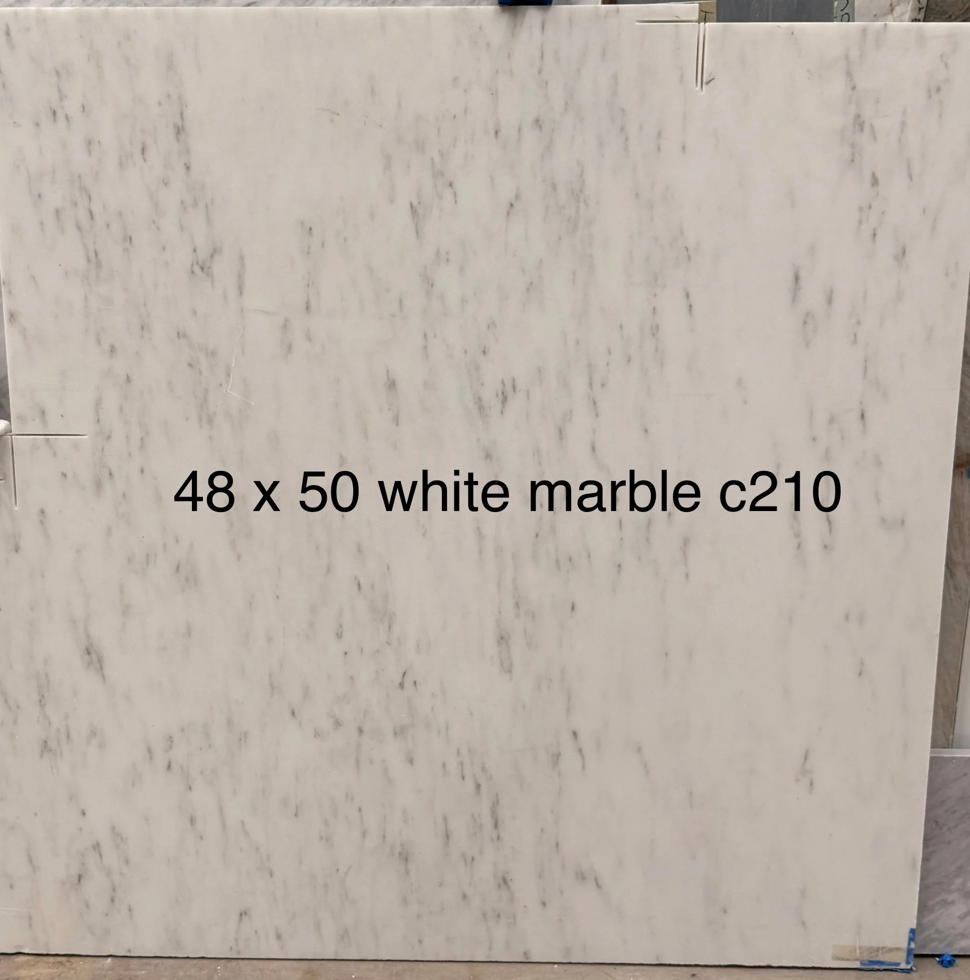White Marble, 50" x 48"