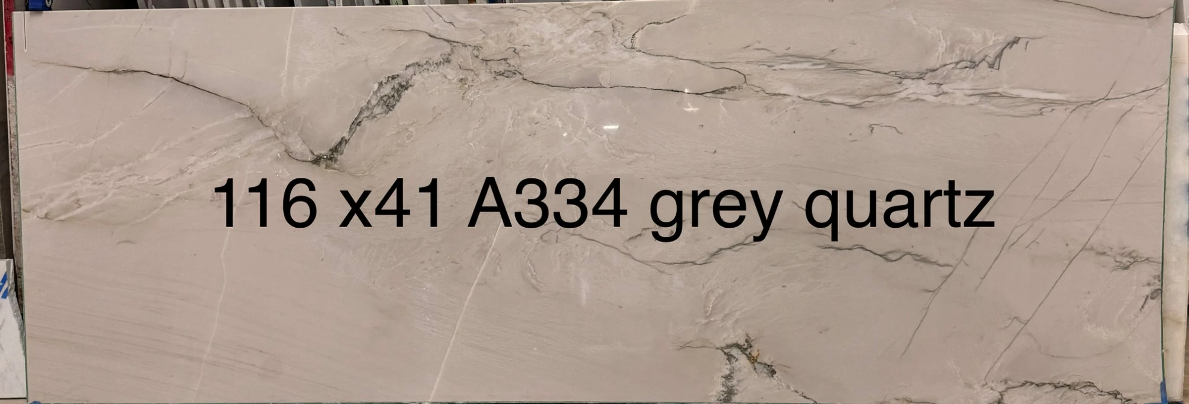 Gray Quartzite, 41" x 116"