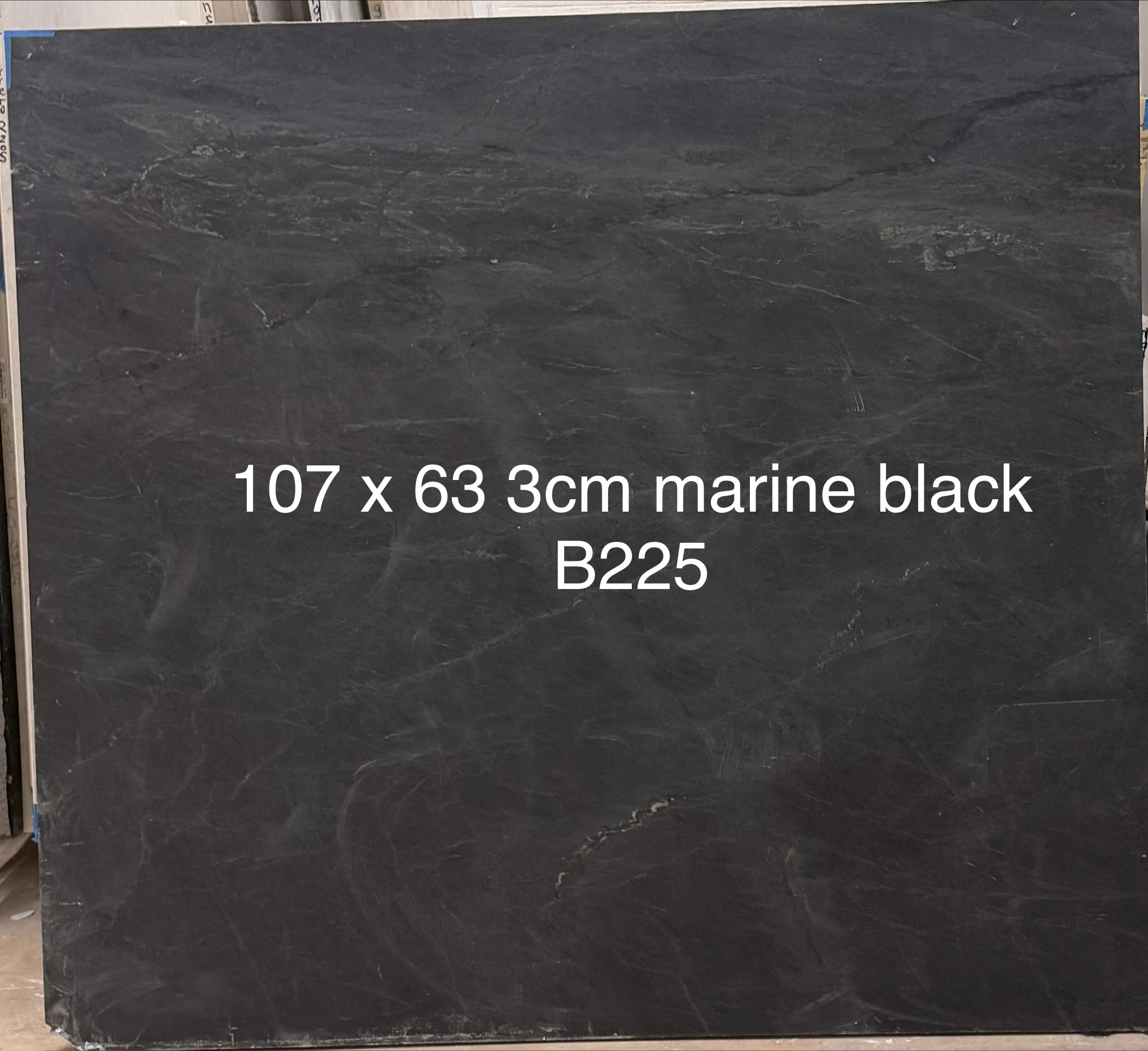 Marine Black, 63" x 107"