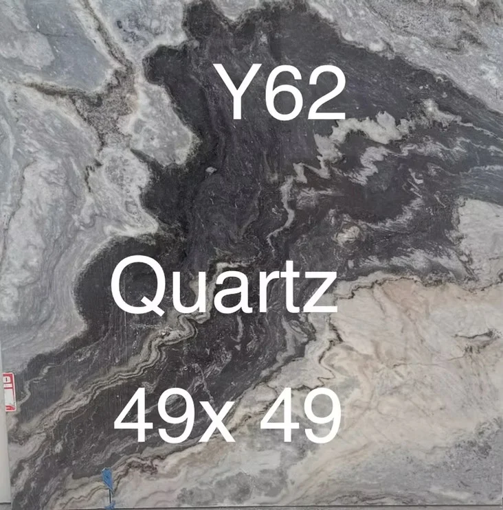 Gray/Black Quartzite, 49" x 49"