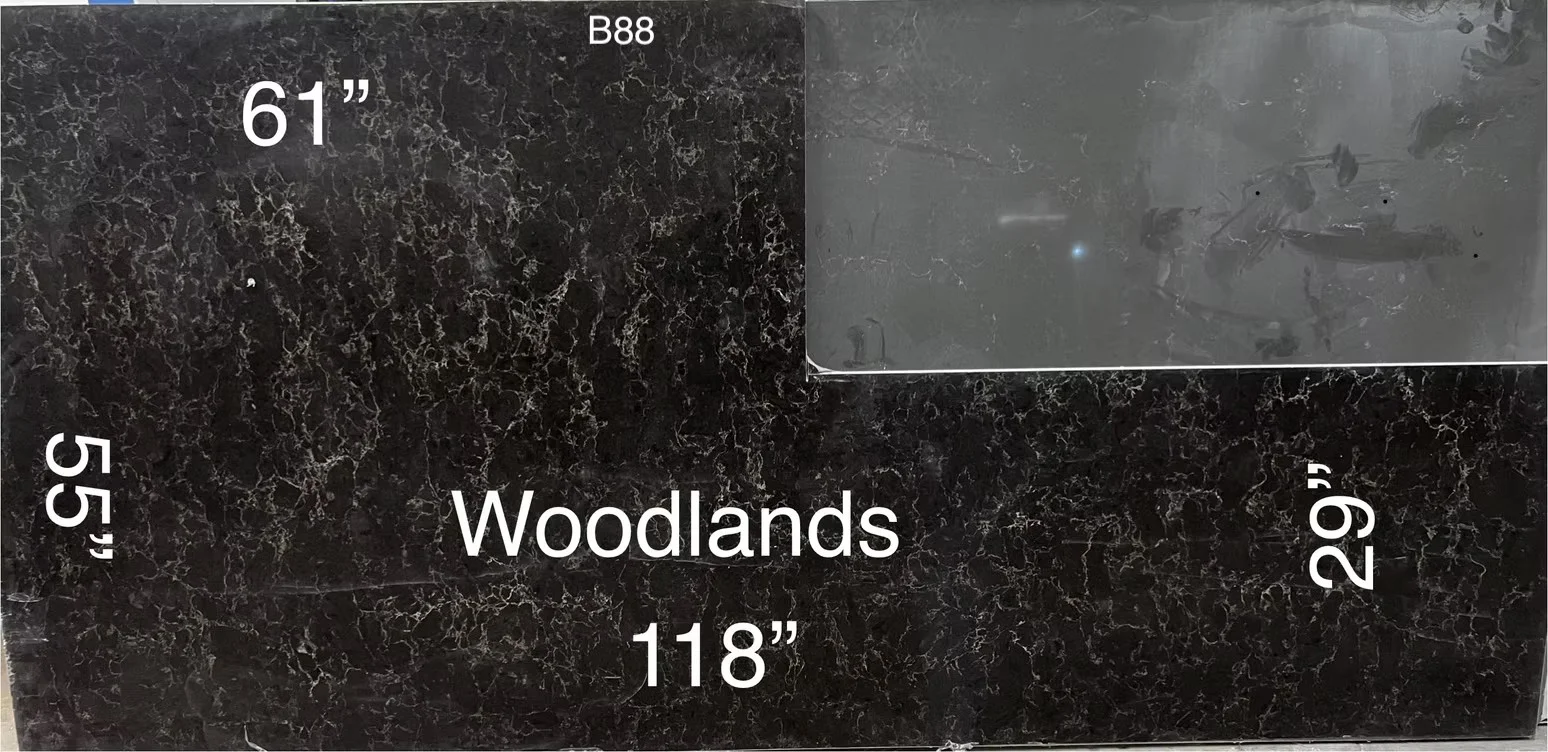 Woodland Quartz, 55" x 118"