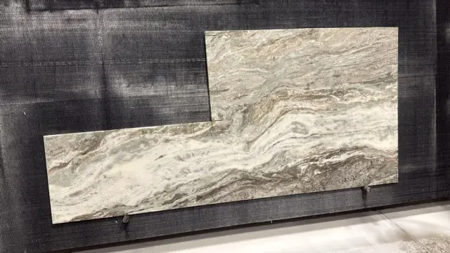 Fantasy Brown Quartzite remnant, 52" x 46" + 22" x 98"