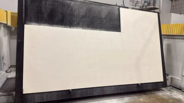MSI Carrara Quartz Quartz remnant, 138" x 48" + 46" x 29"