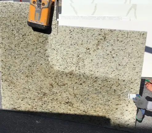 Giallo Verona Granite remnant, 55" x 35"