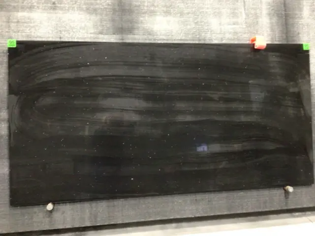 Vicostone Sparkling Black Quartz remnant, 88" x 40"