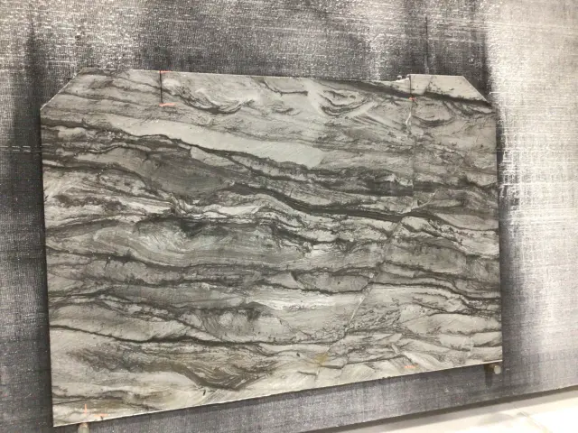 Cirrus Grey Quartzite remnant, 75" x 45"