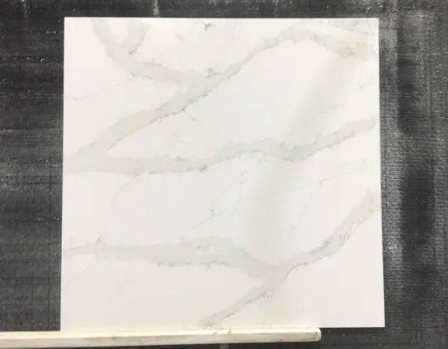 MSI Calacatta Azai Quartz remnant, 50" x 49"