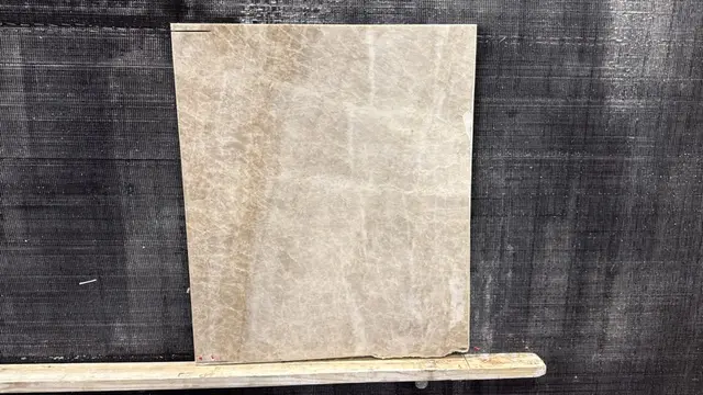 Taj Mahal Quartzite remnant, 32" x 37"